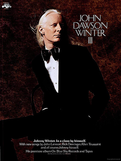 Billboard full-page advertisement to promot John Dawson III